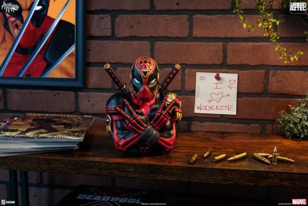 Deadpool Designer Collectible Bust Marvel / Urban Aztec / Jesse Hernandez - PRE ORDER