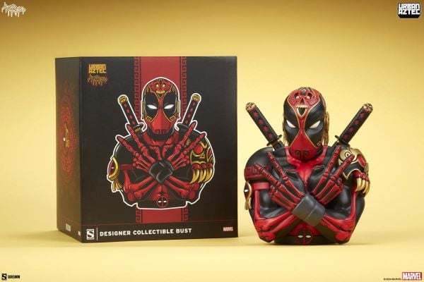 Deadpool Designer Collectible Bust Marvel / Urban Aztec / Jesse Hernandez - PRE ORDER