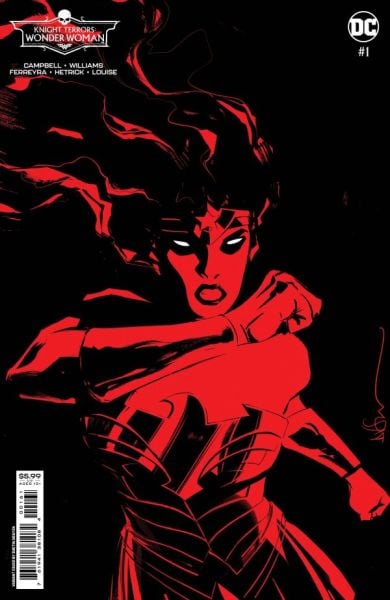 Knight Terrors: Wonder Woman #1 - Cover D Dustin Nguyen Midnight Card Stock Variant