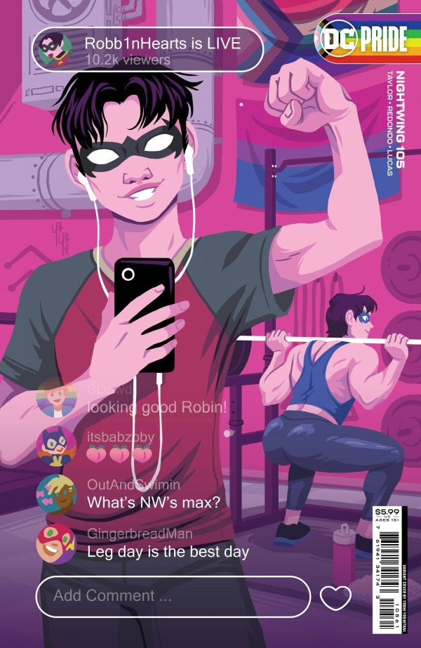 Nightwing #105 - Cover D Yoshi Yoshitani DC Pride Card Stock Variant
