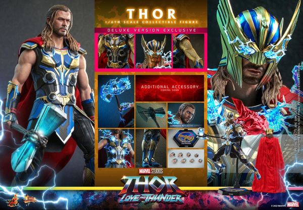 Thor (Deluxe Version) Sixth Scale Figure Marvel Comics / Thor Love and Thunder Movie Masterpiece Series MMS 656 - PRE ORDER
