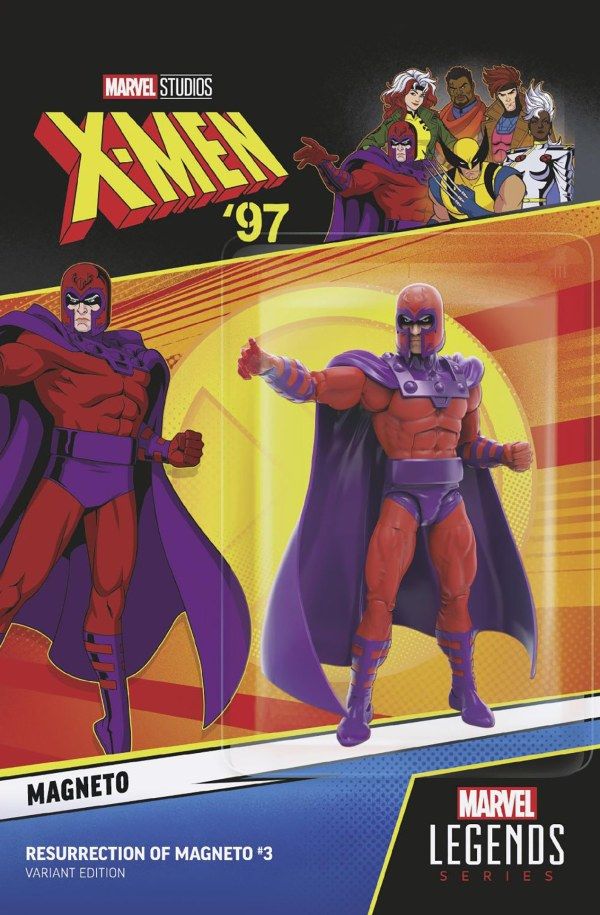 Resurrection of Magneto #3 X-Men '97 Magneto Action Figure Wraparound Variant