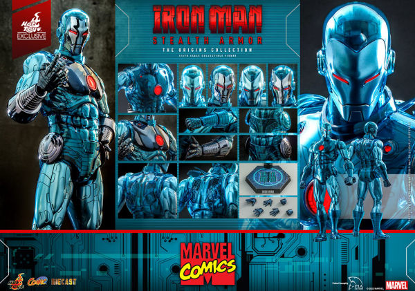 Iron Man (Stealth Armor) Exclusive Diecast Sixth Scale Figure Marvel / Iron-Man The Origins Collection - PRE ORDER