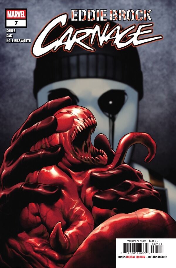 EDDIE BROCK: CARNAGE #7 JESUS SAIZ COVER