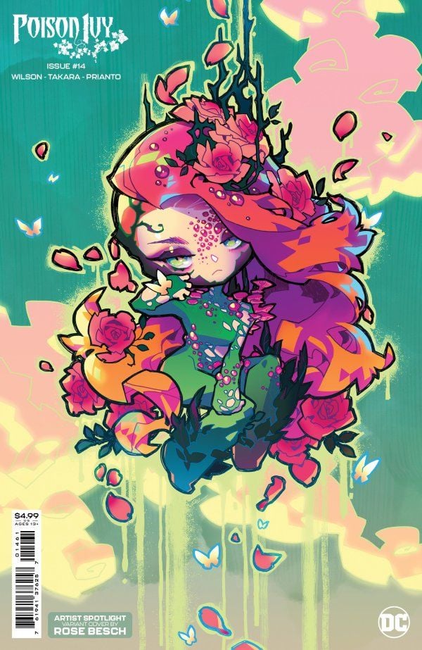 Poison Ivy #14 Cover D Rose Besch Artist Spotlight Card Stock Variant