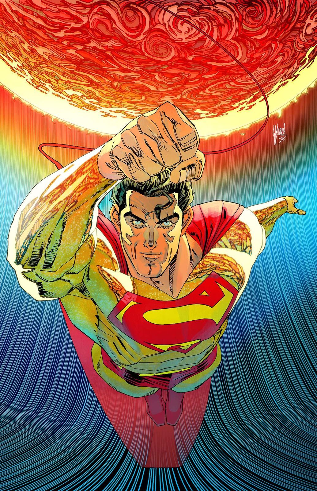 SUPERMAN UNLIMITED #7 CVR B GUILLEM MARCH CARD STOCK VAR
