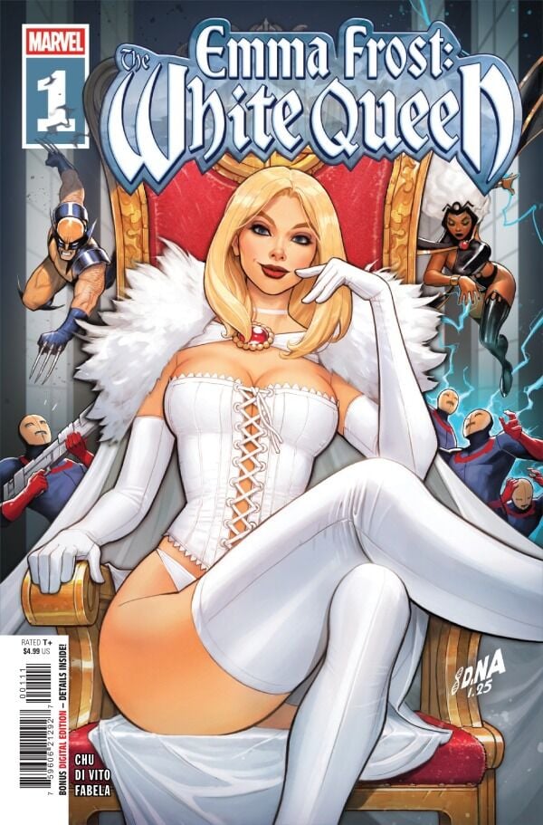 EMMA FROST WHITE QUEEN #1 DAVID NAKAYAMA COVER