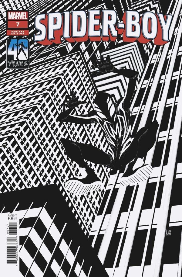 Spider-Boy #7 David Baldeón Black Costume Variant