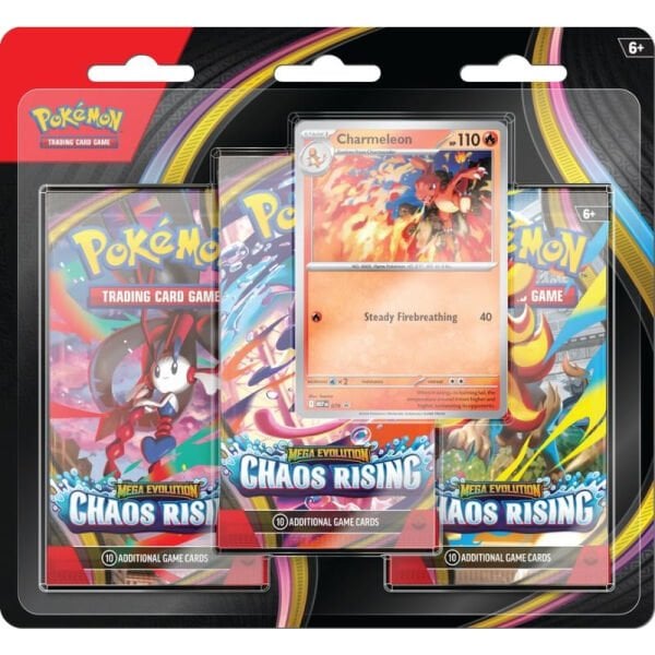 POKEMON CHAOS RISING 3-BOOSTER BLISTER