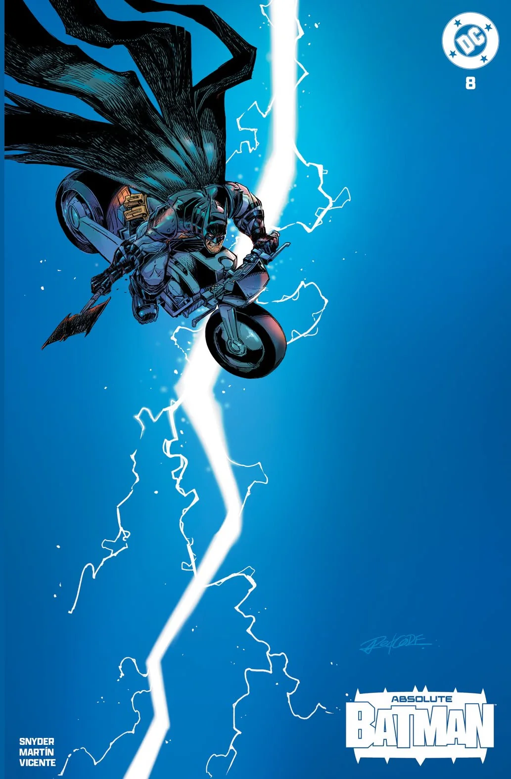 ABSOLUTE BATMAN #8 REDCODE DARK KNIGHT RETURNS HOMAGE TRADE EXCLUSIVE VAR.