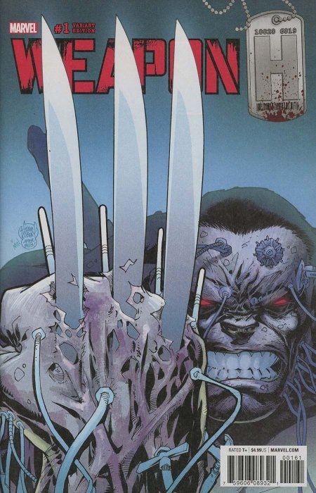 Weapon H #1 Adam Kubert Wolverine Homage Variant