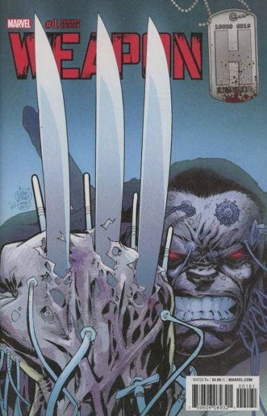 Weapon H #1 Adam Kubert Wolverine Homage Variant