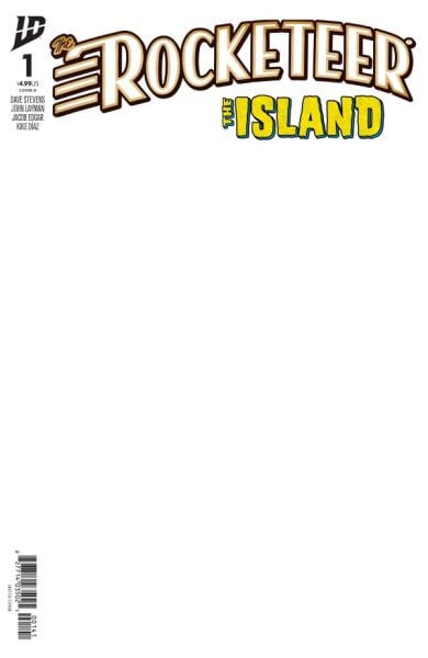 THE ROCKETEER: THE ISLAND #1 - COVER D BLANK VARIANT - PRE-ORDER