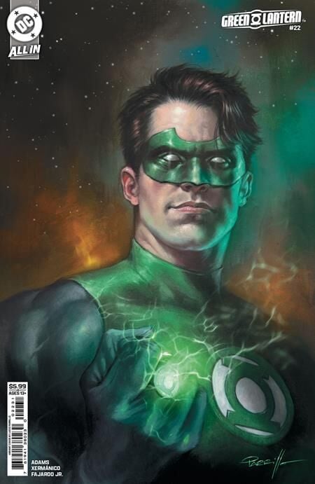 GREEN LANTERN #22 CVR B LUCIO PARRILLO CARD STOCK VAR