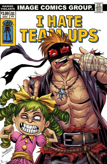 FINAL BOSS MASKED VIGILANTE (ONE SHOT) CVR H TYLER KIRKHAM I HATE FAIRYLAND TEAM UP VAR (MR)