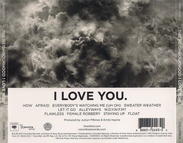 THE NEIGHBOURHOOD – I LOVE YOU CD EDITION