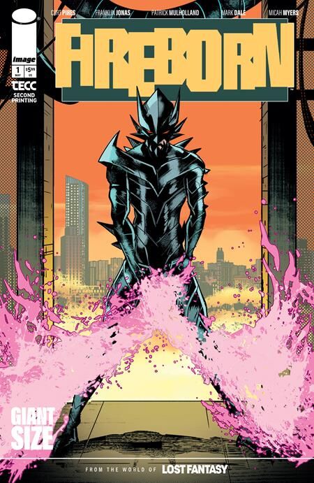 FIREBORN #1 2ND PTG CVR B PATRICK MULLHOLAND FOIL ABSOLUTE BATMAN HOMAGE VAR