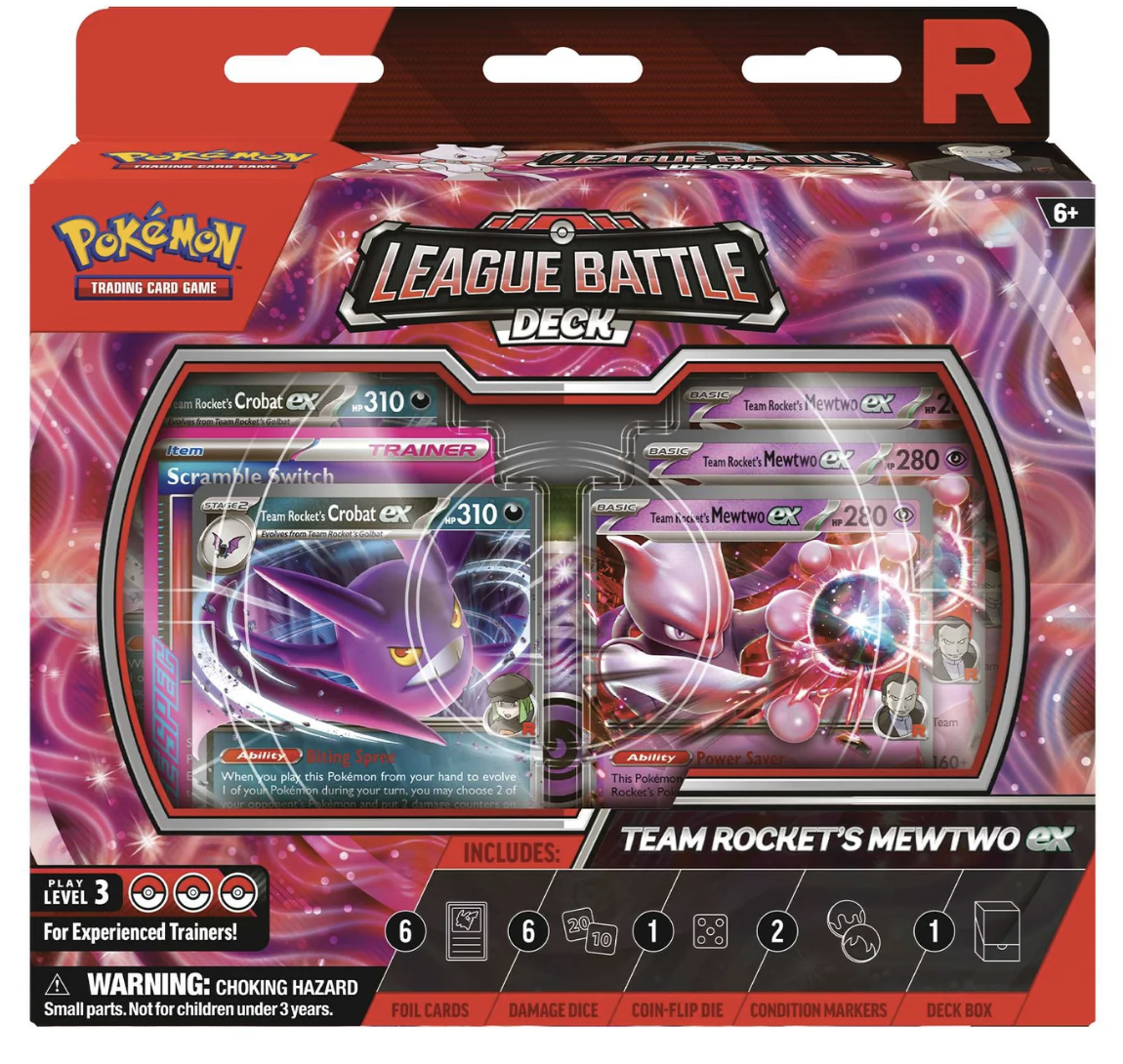 POKEMON TCG: TEAM ROCKET'S MEWTWO EX LEAGUE BATTLE DECK
