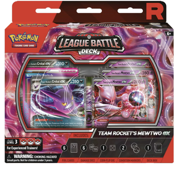 POKEMON TCG: TEAM ROCKET'S MEWTWO EX LEAGUE BATTLE DECK