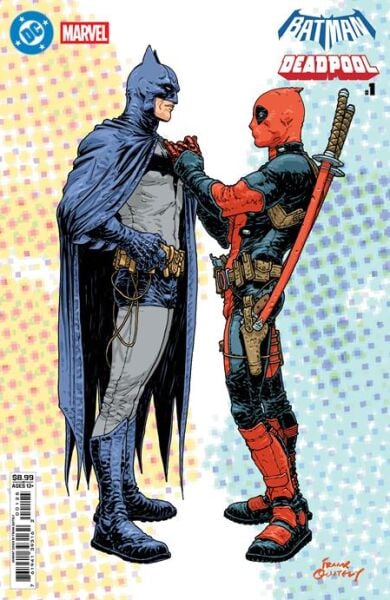 DC MARVEL BATMAN DEADPOOL #1 (ONE SHOT) CVR N FRANK QUITELY BATMAN DEADPOOL CARD STOCK VAR
