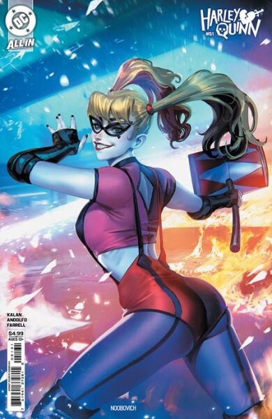 HARLEY QUINN #51 CVR C NOOBOVICH CARD STOCK VAR