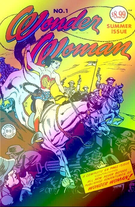 Wonder Woman #1 Facsimile Edition (2023) - Cover B Harry G. Peter Foil Variant