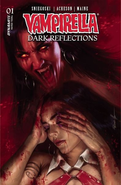 VAMPİRELLA: DARK REFLECTİONS #1 COVER B LUCİO PARRİLLO FOİL VARİANT