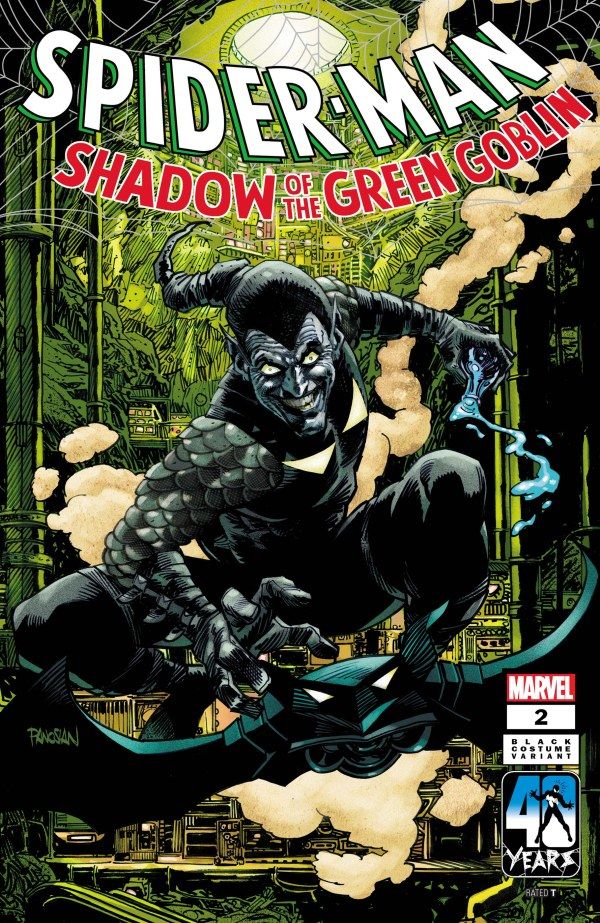 Spider-Man: Shadow of the Green Goblin #2 Dan Panosian Black Costume Variant