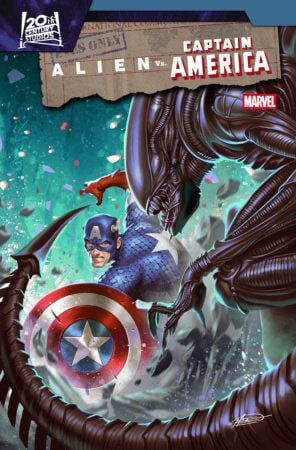 ALIEN VS. CAPTAIN AMERICA #4 MATEUS MANHANINI VARIANT - PRE-ORDER