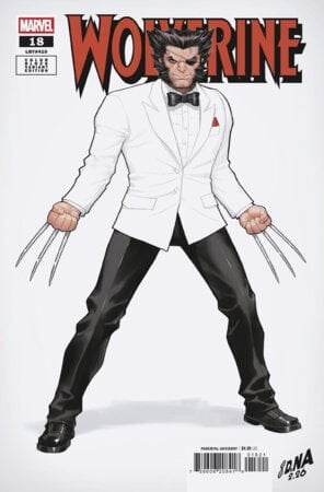 WOLVERINE #18 DAVID NAKAYAMA COLOR BLOCK WHITE VARIANT