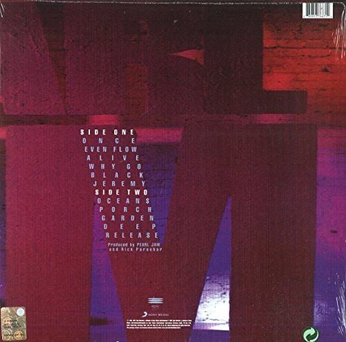 PEARL JAM – TEN REMASTERED VINYL EDITION