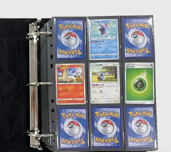 PHOENIX SHIELD - ELITE RINGED ALBUM 9 POCKETS / 900 CARDS VELVET RED