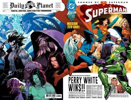 SUPERMAN #25 CVR H DAN MORA FOIL VAR WRAPAROUND