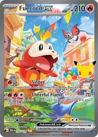 Fuecoco ex #147 Pokemon 30th Celebration - NM