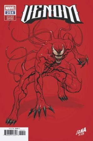 VENOM #254 DAVID NAKAYAMA COLOR BLOCK RED VARIANT - PRE-ORDER