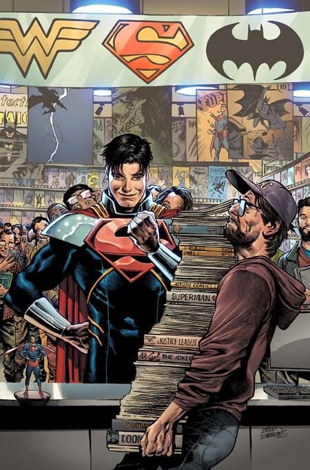 SUPERMAN #40 CVR D EDDY BARROWS CARD STOCK VAR - PRE-ORDER