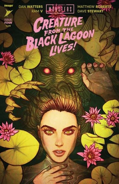 UNİVERSAL MONSTERS: CREATURE FROM THE BLACK LAGOON LİVES! #4 COVER B JENNY FRİSON VARİANT