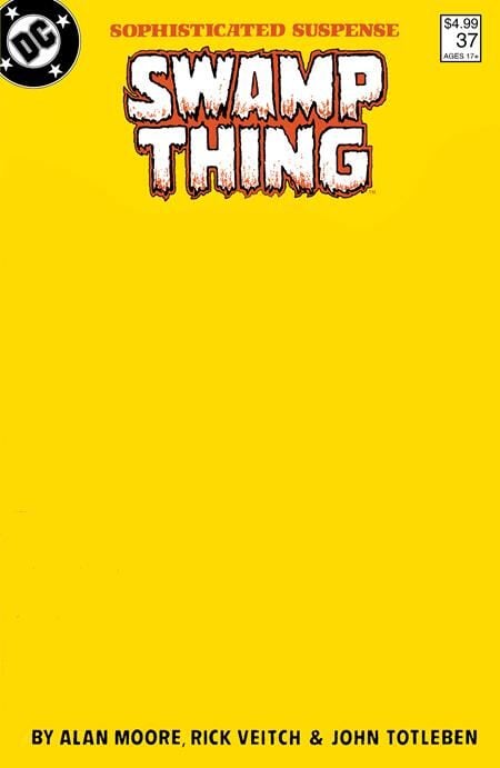 SAGA OF THE SWAMP THING #37 FACSIMILE EDITION CVR E BLANK CARD STOCK VAR (MR)