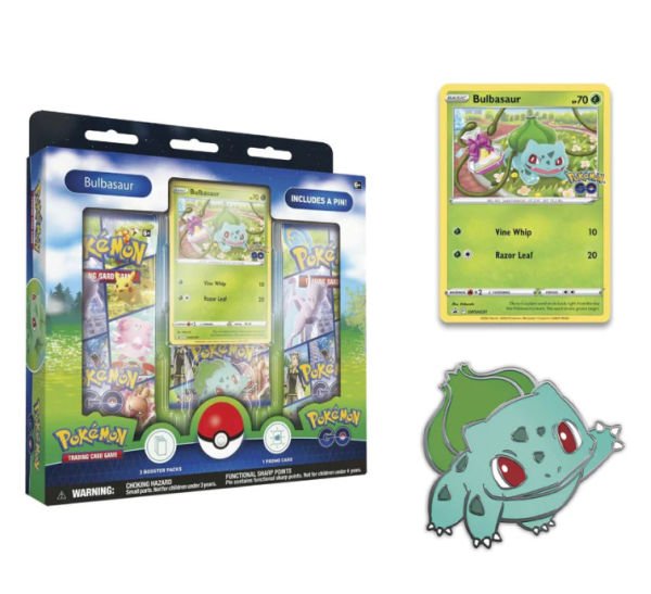 Pokémon TCG: Pokemon Go Pin Set of 3 - Kanto Starters