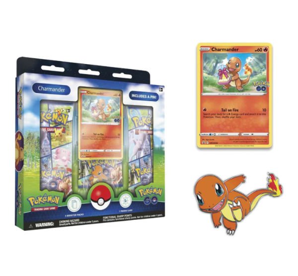 Pokémon TCG: Pokemon Go Pin Set of 3 - Kanto Starters