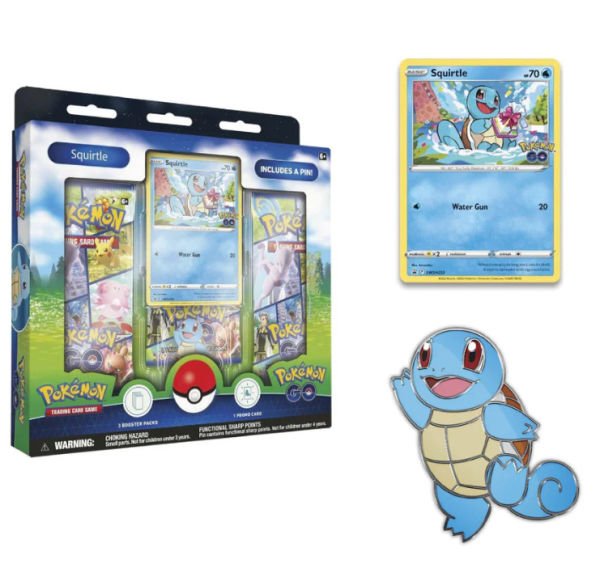 Pokémon TCG: Pokemon Go Pin Set of 3 - Kanto Starters