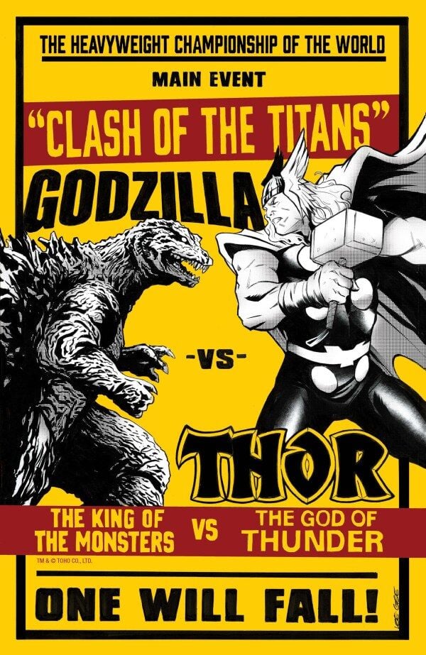 GODZILLA VS. THOR #1 LEE GARBETT VS VARIANT