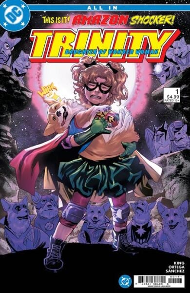 TRINITY DAUGHTER OF WONDER WOMAN #1 (OF 6) CVR D LUCAS MEYER CARD STOCK VAR