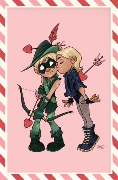 JUSTICE LEAGUE UNLIMITED #16 - COVER F CHRISSIE ZULLO UMINGA VALENTINE'S DAY VARIANT - PRE-ORDER