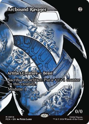 Arcbound Ravager Teenage Mutant Ninja Turtles Source Material Non-foil Borderless #014