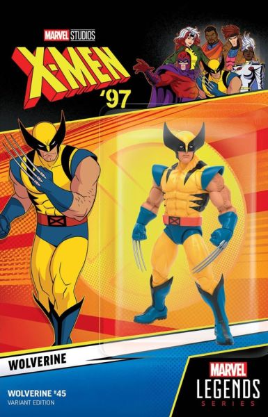 Wolverine #45 X-Men '97 Wolverine Action Figure Wraparound Variant