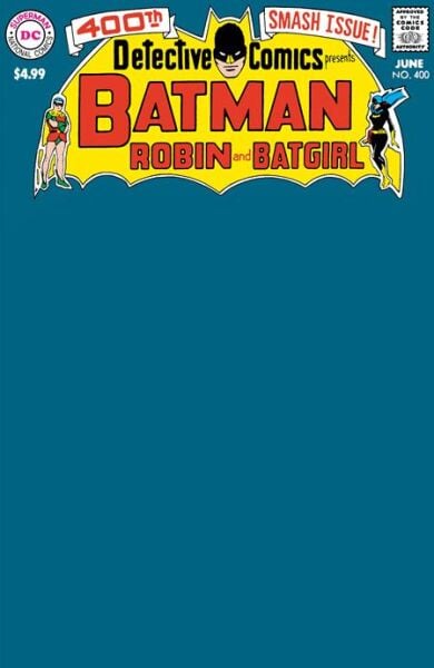 DETECTIVE COMICS #40 FACSIMILE EDITION CVR C BLANK VAR