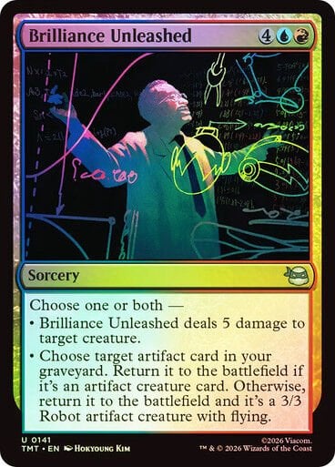 Brilliance Unleashed Teenage Mutant Ninja Turtles Foil #141 Magic: The Gathering