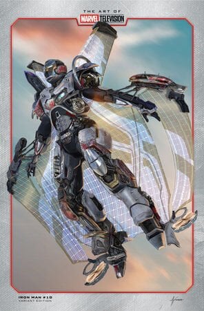 IRON MAN #10 ALAN VILLANUEVA MARVEL TELEVISION VARIANT