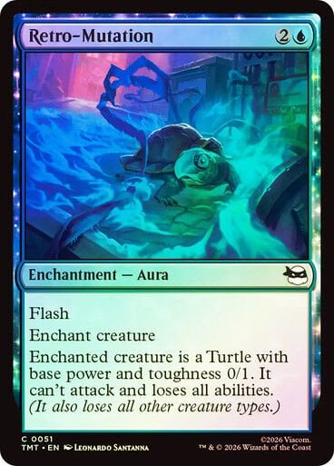 Retro-Mutation Teenage Mutant Ninja Turtles Foil #051